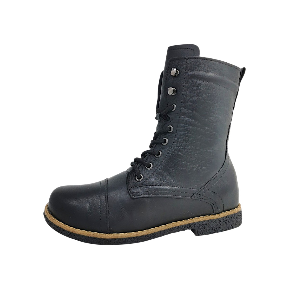 andrea conti Damenschuhe Schnürstiefel Schwarz Freizeit