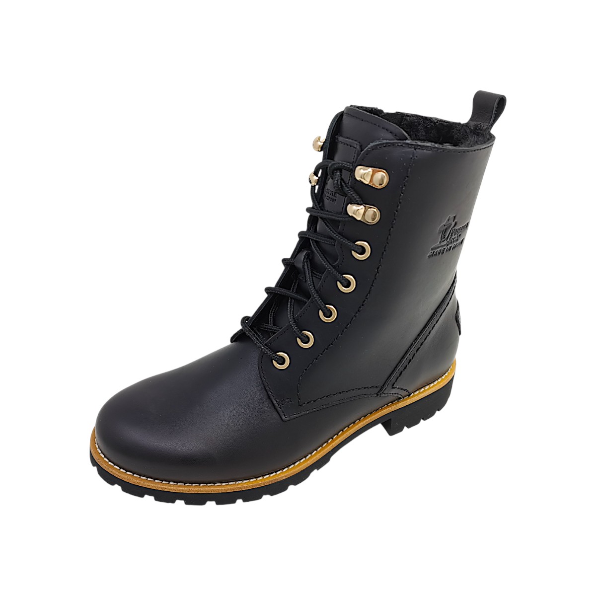 Panama Jack Damenschuhe Schnürstiefel Schwarz Freizeit (Negro, Größe 41 EU)