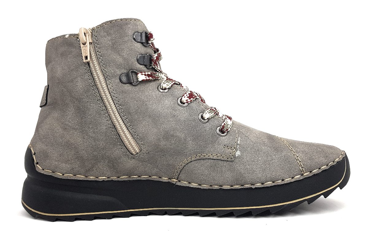 Rieker Merapi Damenschuhe Stiefeletten Schnürer Grau Freizeit (64 stone, Größe 36 EU) Rieker Merapi Damenschuhe Stiefeletten Schnürer Grau Freizeit (64 stone, Größe 36 EU)