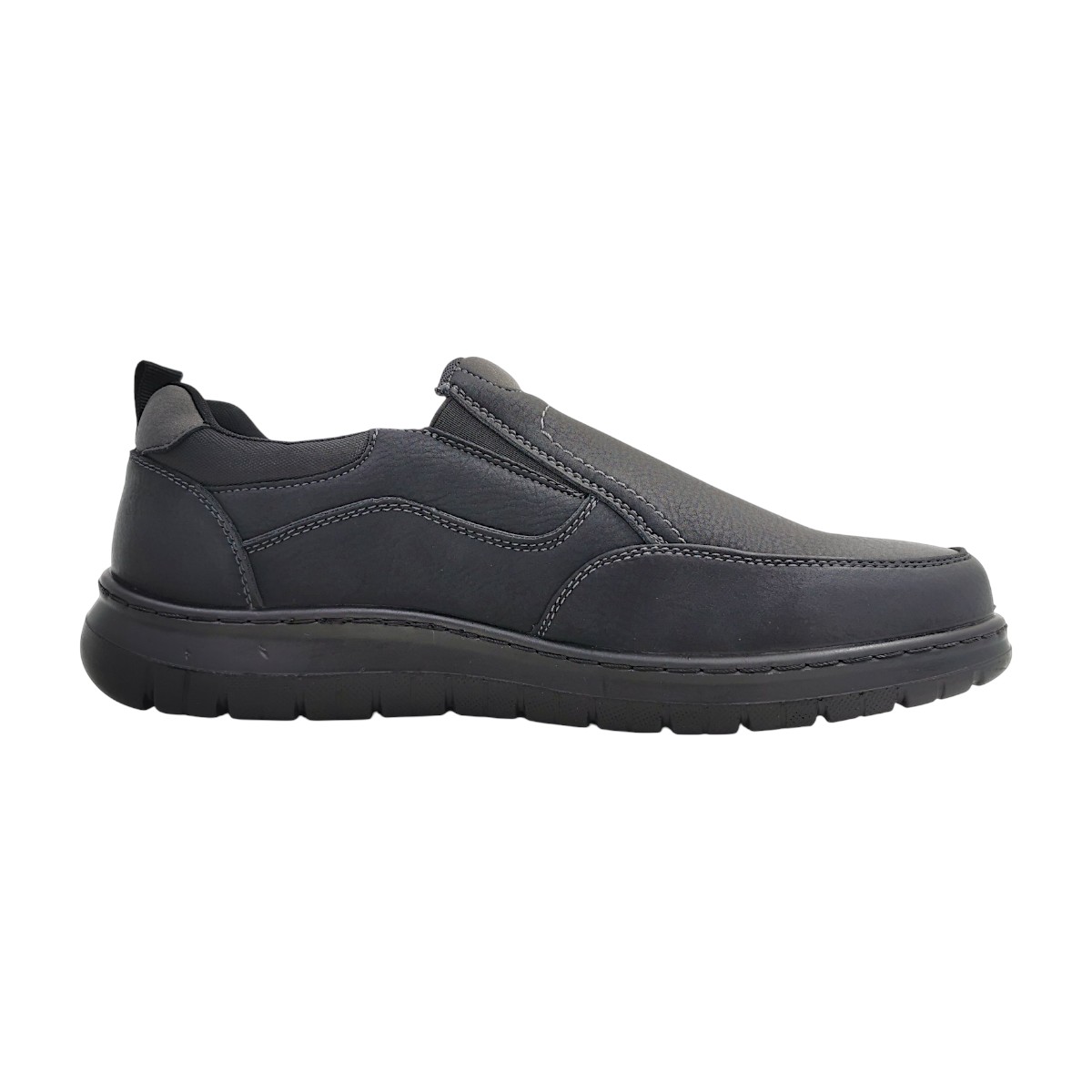 Becker Herrenschuhe Slipper Schwarz Freizeit (Schwarz, Größe 43 EU)