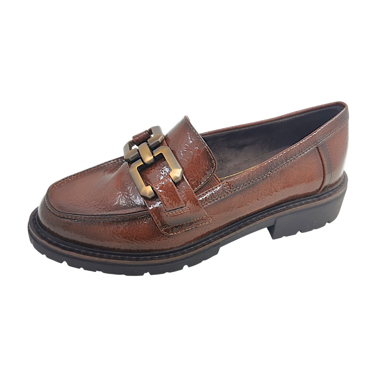 Jana Damenschuhe Halbschuhe Slipper Braun Freizeit (cognac 302, Größe 40 EU)