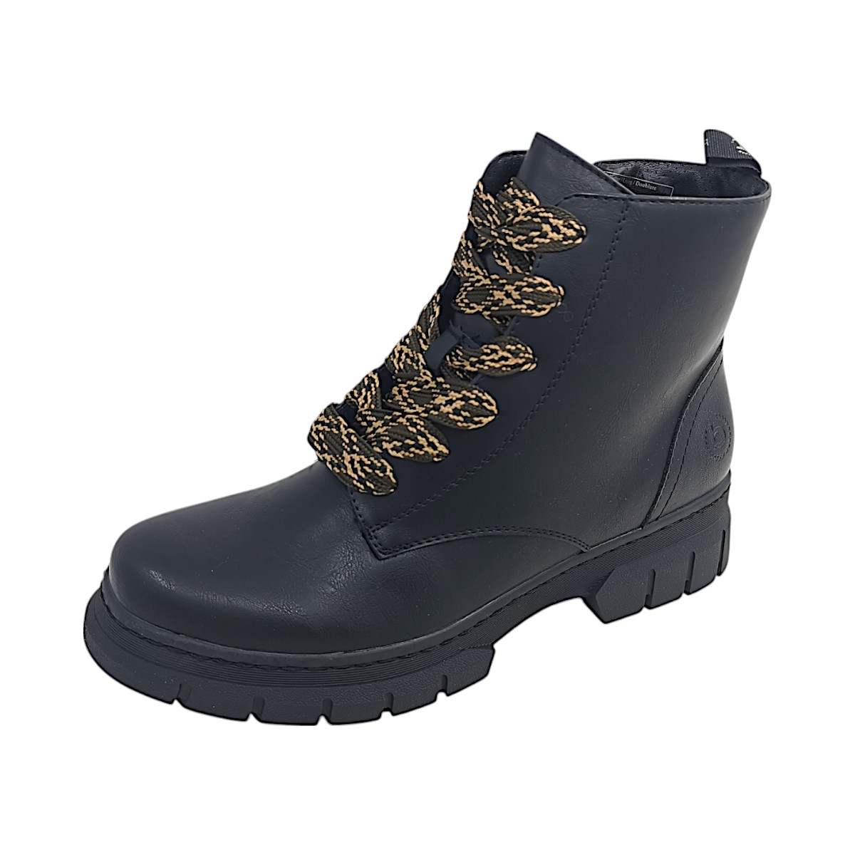 Bugatti Woman Roxx Damenschuhe Stiefel Schnürstiefel Schwarz Freizeit (schwarz 1000, Größe 38 EU)