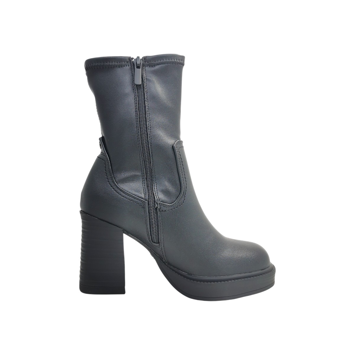 2 Go Fashion Damenschuhe Stiefel Schwarz Freizeit (schwarz 9, Größe 41 EU)