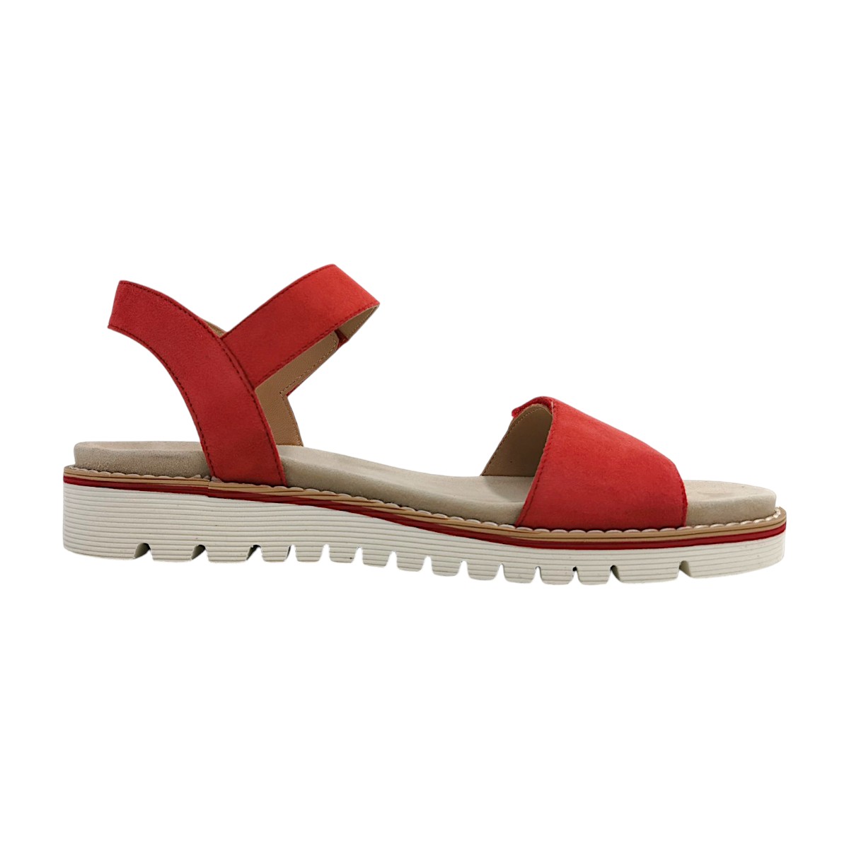 Ara Damenschuhe Sandalette Rot Freizeit (strawberry 29, Größe 41 EU)