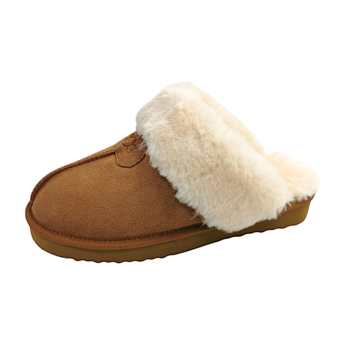 OOG Damenschuhe Hausschuhe Braun Freizeit (Camel, Gr. 1:37)