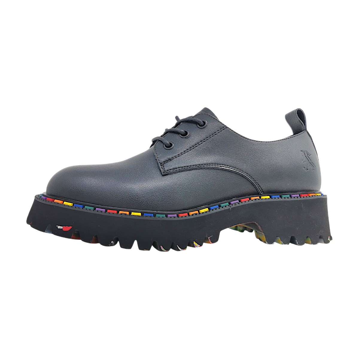 2 Go Fashion Damenschuhe Schnürschuhe Sportive sportlicher Schnürer Schwarz Freizeit