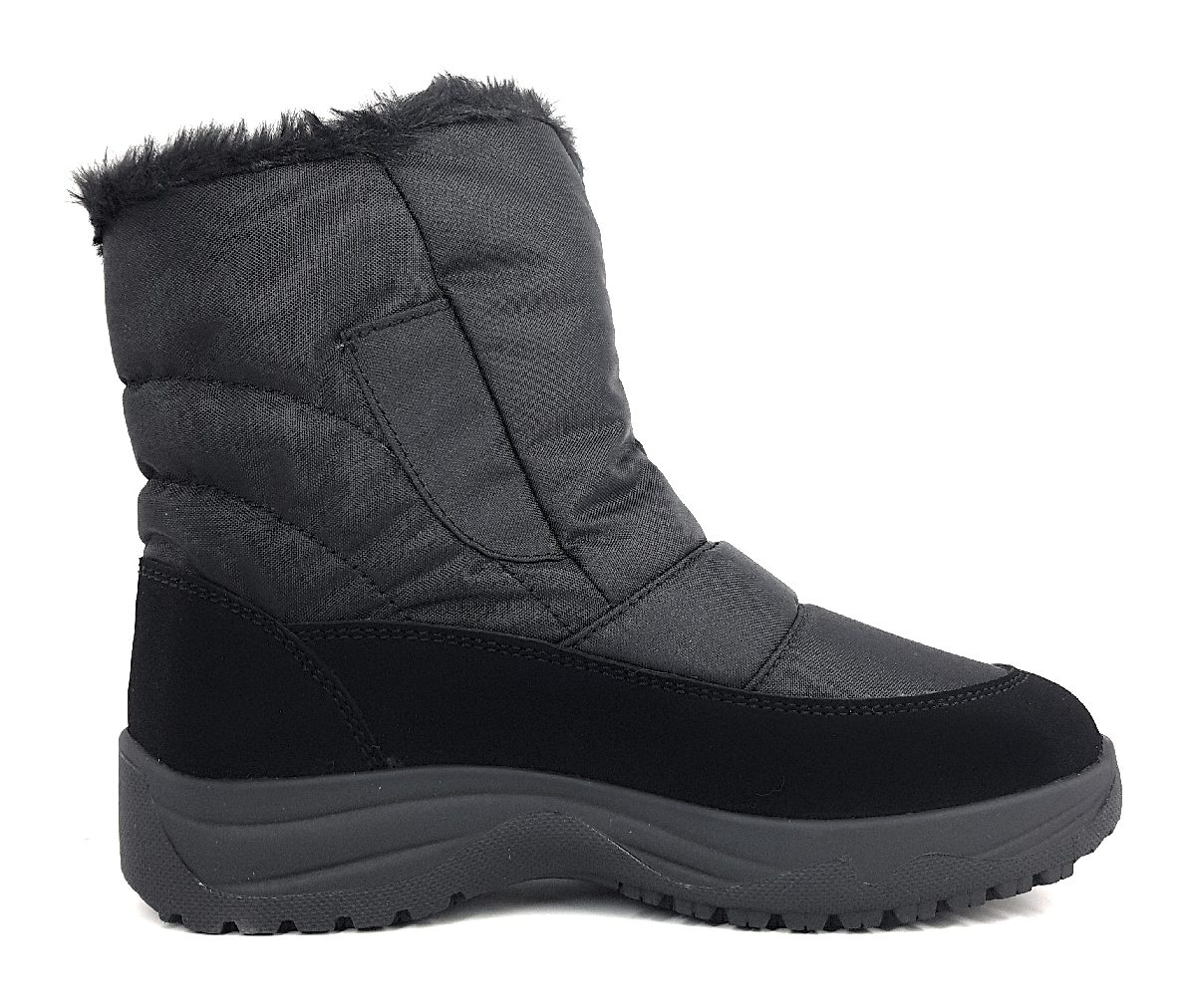 Skandia Damenschuhe Stiefel Gefüttert Boots Schwarz Freizeit