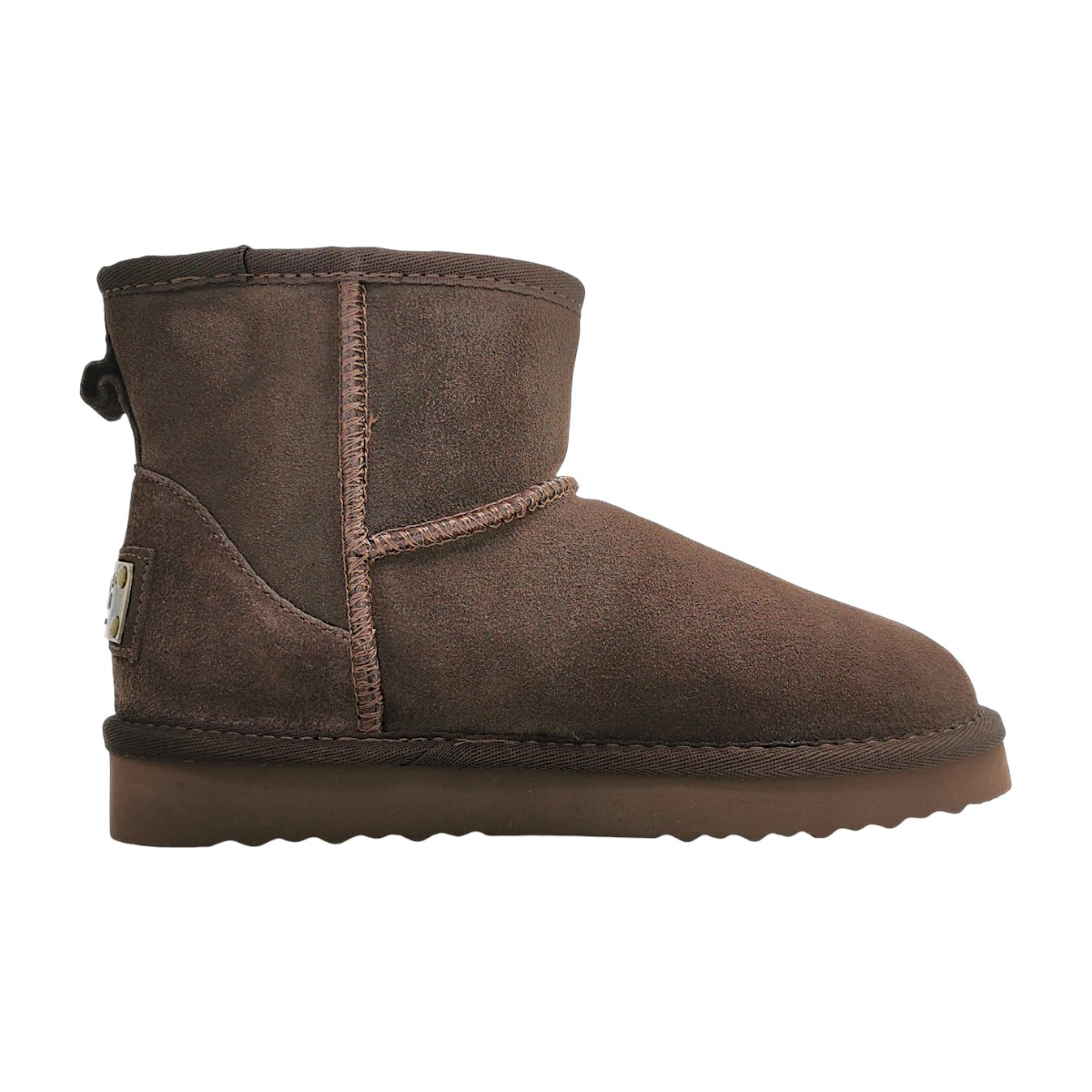 OOG Damenschuhe Stiefel Gefüttert Braun Freizeit (Mocca, Gr. 1:36)