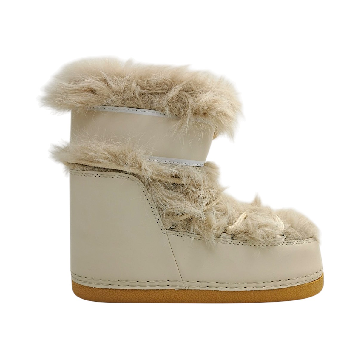 British Knights Damenschuhe Winterstiefel Beige Freizeit (offwhite/creme, Größe 41 EU)