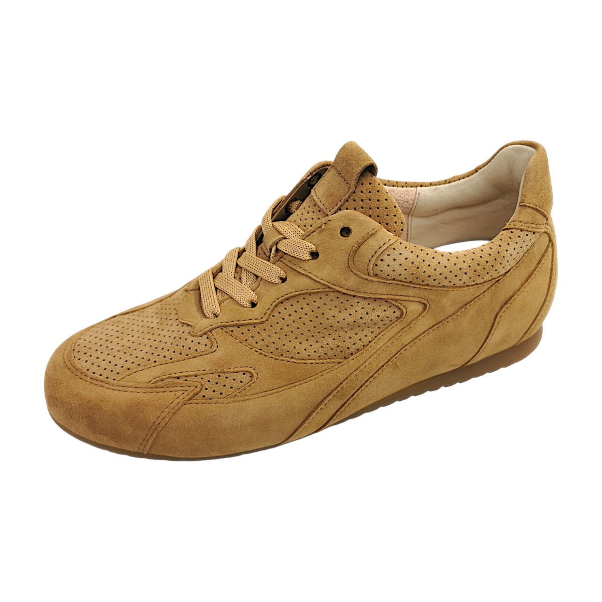 Gabor Comfort Damenschuhe Schnürschuhe Sportive sportlicher Schnürer Braun Freizeit (sattel, Gr. 2:5)
