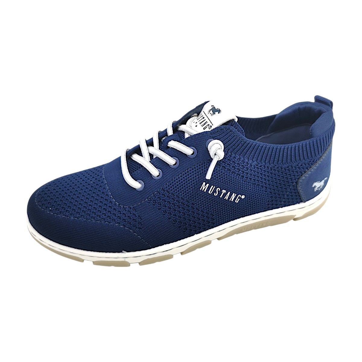 Mustang Damenschuhe Halbschuhe Slipper Blau Freizeit (navy, Gr. 1:37)