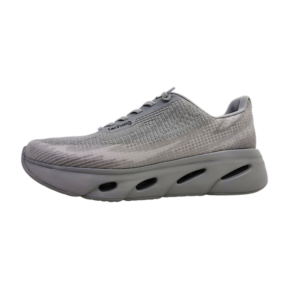 Tenhaag Damenschuhe sportlicher Schnürer Grau Freizeit