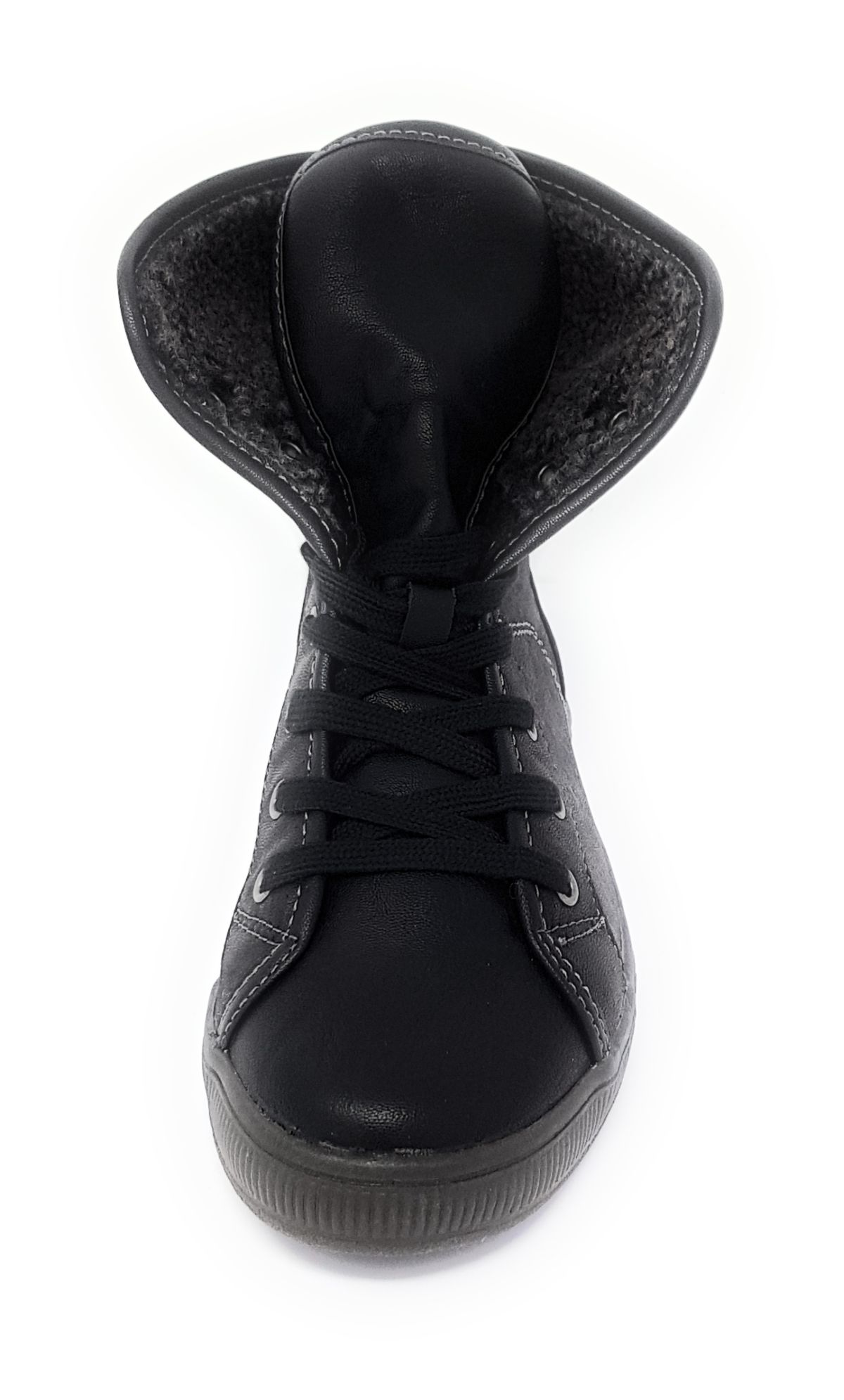 Dockers Damenschuhe Schnürstiefel Schwarz (black, Größe 41 EU)
