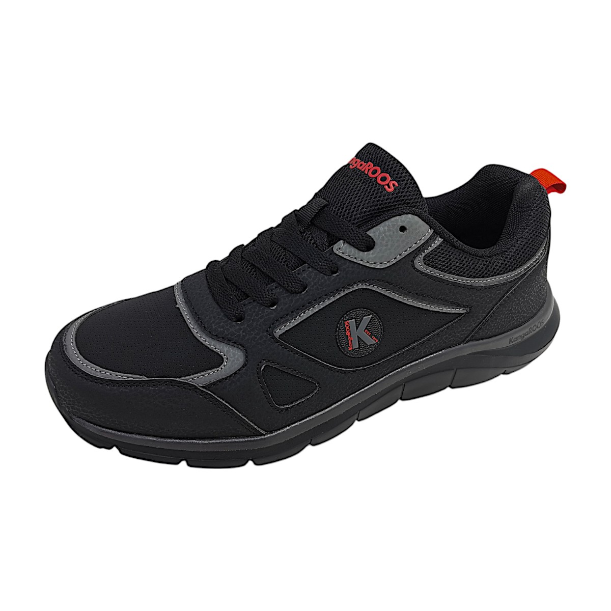 KangaRoos K-MKT Foro Sportschuhe Herren Trainingsschuhe Schwarz Freizeit (jet black/mono 5500, Größe 45 EU)
