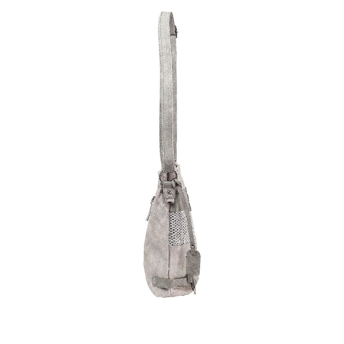 Rieker Damenaccessoires Accessoires Taschen Tasche Beige Freizeit (weiß-silber 40, Größe OneSize)