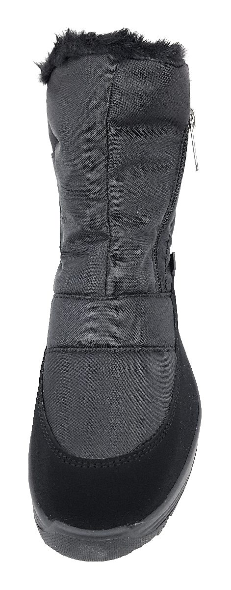 Skandia Damenschuhe Stiefel Gefüttert Boots Schwarz Freizeit