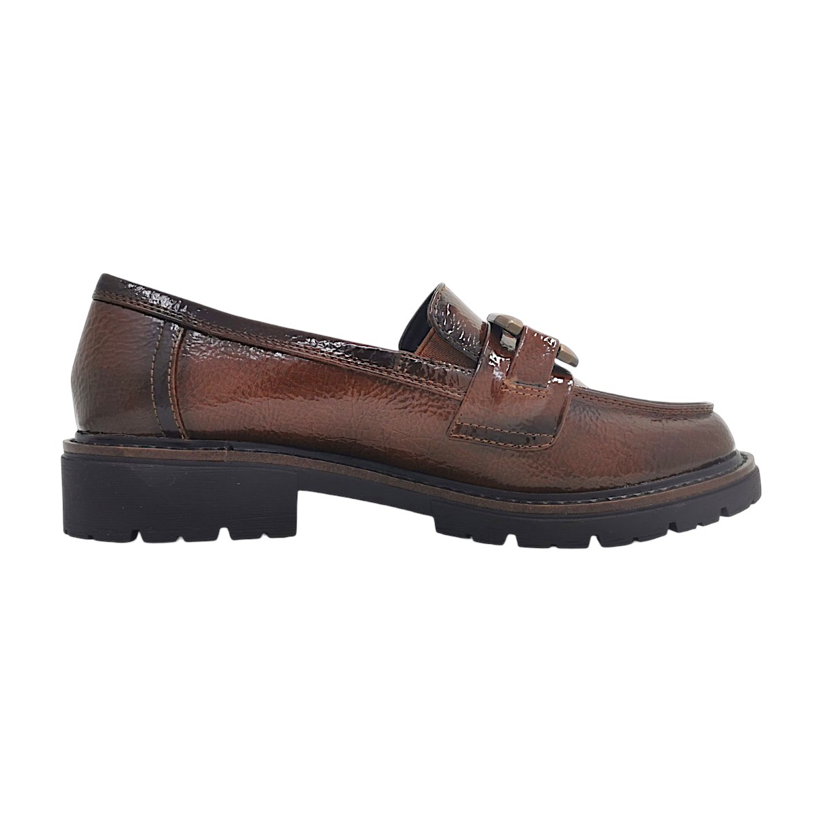 Jana Damenschuhe Halbschuhe Slipper Braun Freizeit (cognac 302, Größe 40 EU)