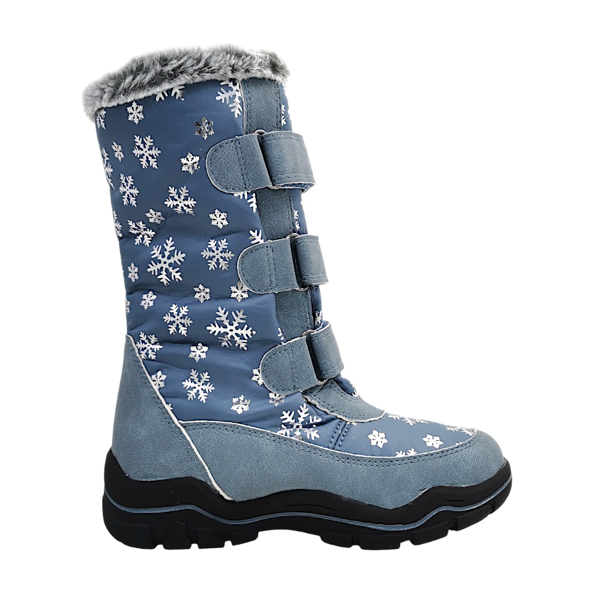 S.Cool Kinderschuhe Mädchen Winterstiefel Blau Freizeit (sky 875, Größe 33 EU)