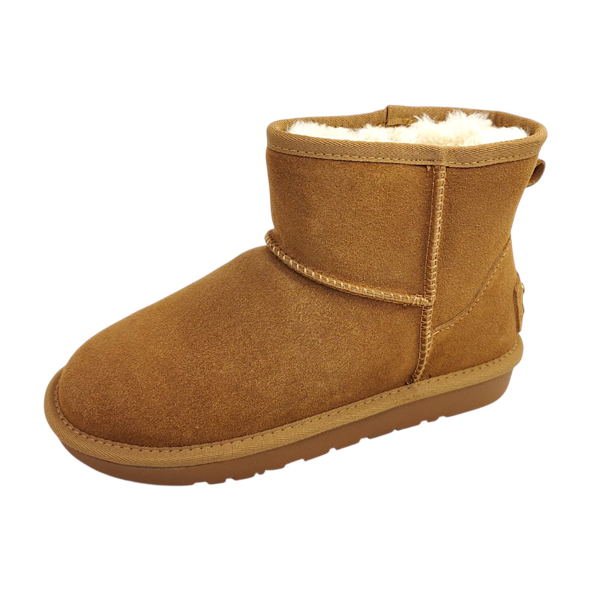 Queens Damenschuhe Stiefel Gefüttert Braun Freizeit (cognac 307, Größe 36 EU)