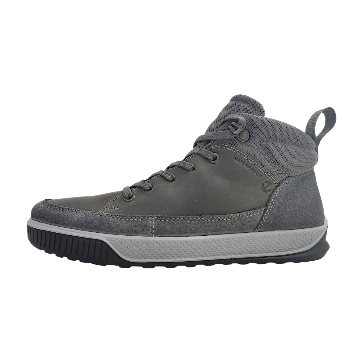 Ecco Bypath Tred/Bootie Herrenschuhe Schnürstiefel Grau Freizeit