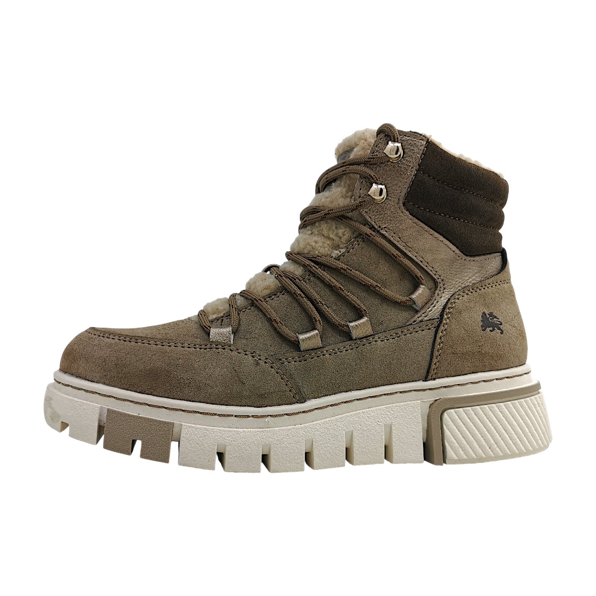 Lerros Damenschuhe Stiefel Schnürer Braun
