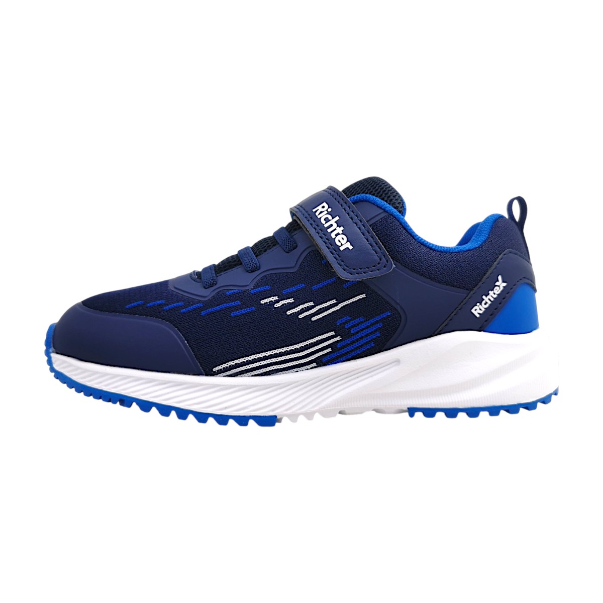 Richter Kinderschuhe Jungen Halbschuhe Klettschuh Blau Freizeit