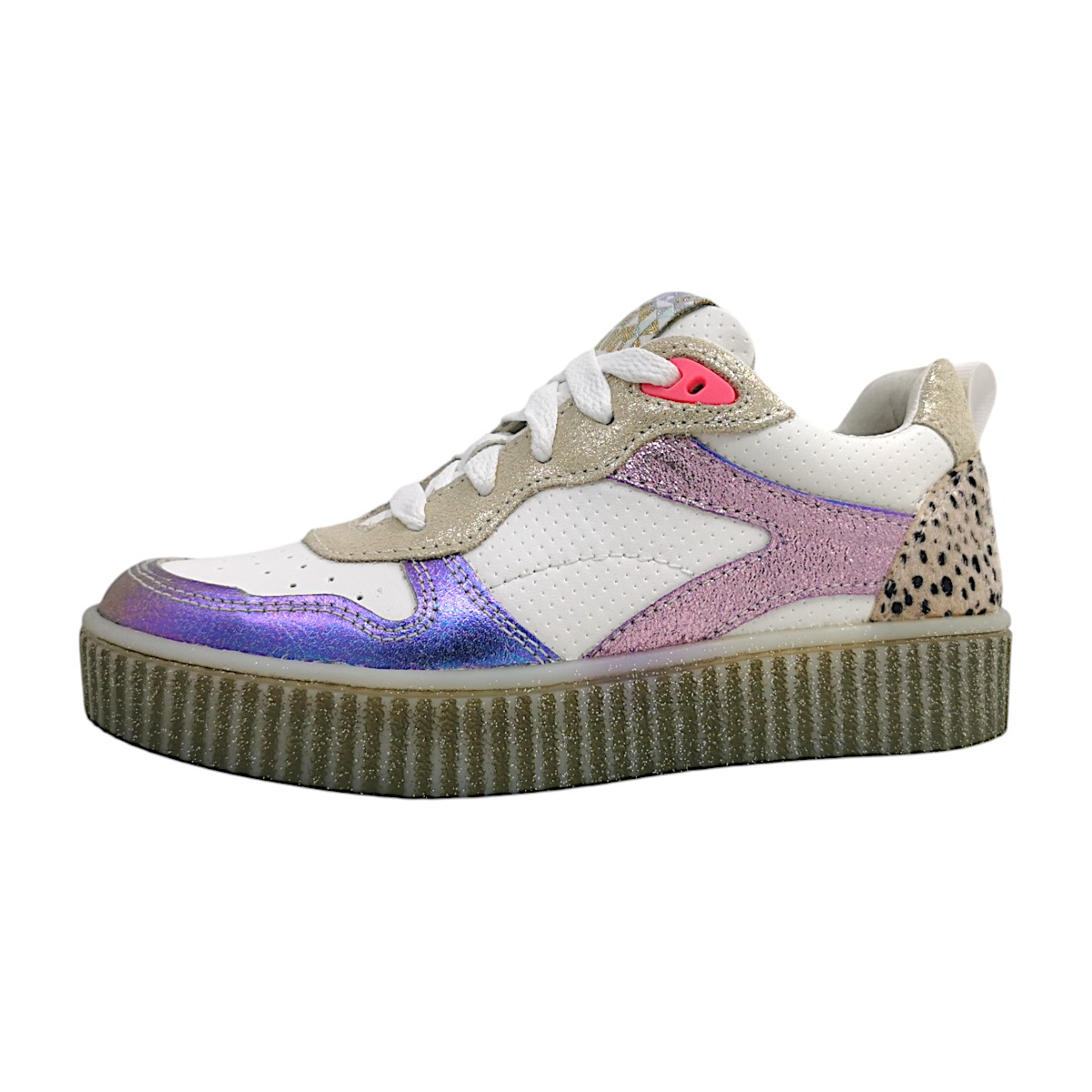 Braqeez Peggy Paris Kinderschuhe Mädchen Halbschuhe Schnürer Mehrfarbig Freizeit