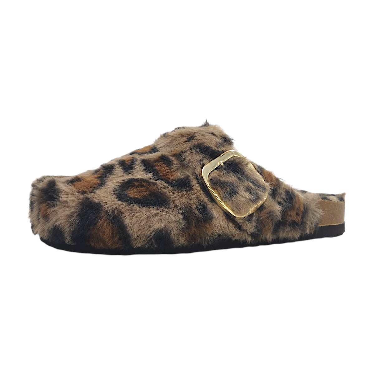 Jane Klain Damenschuhe Pantoletten Bequem Clogs Braun Freizeit