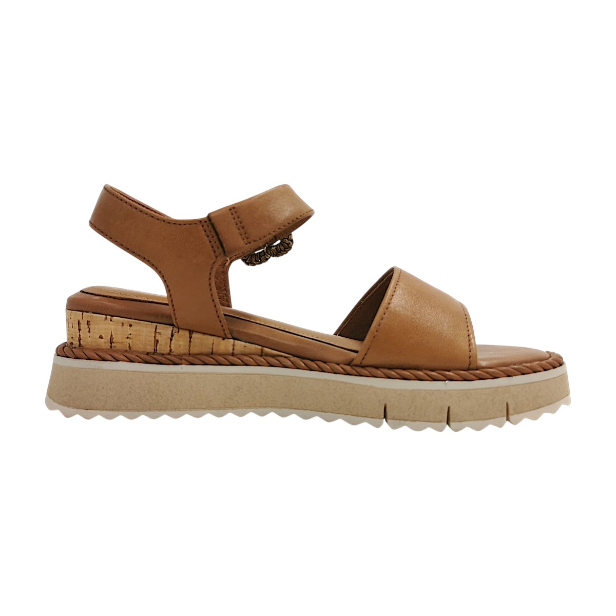 Tamaris Damenschuhe Keilsandalen Braun Freizeit (cognac 305, Gr. 1:38)