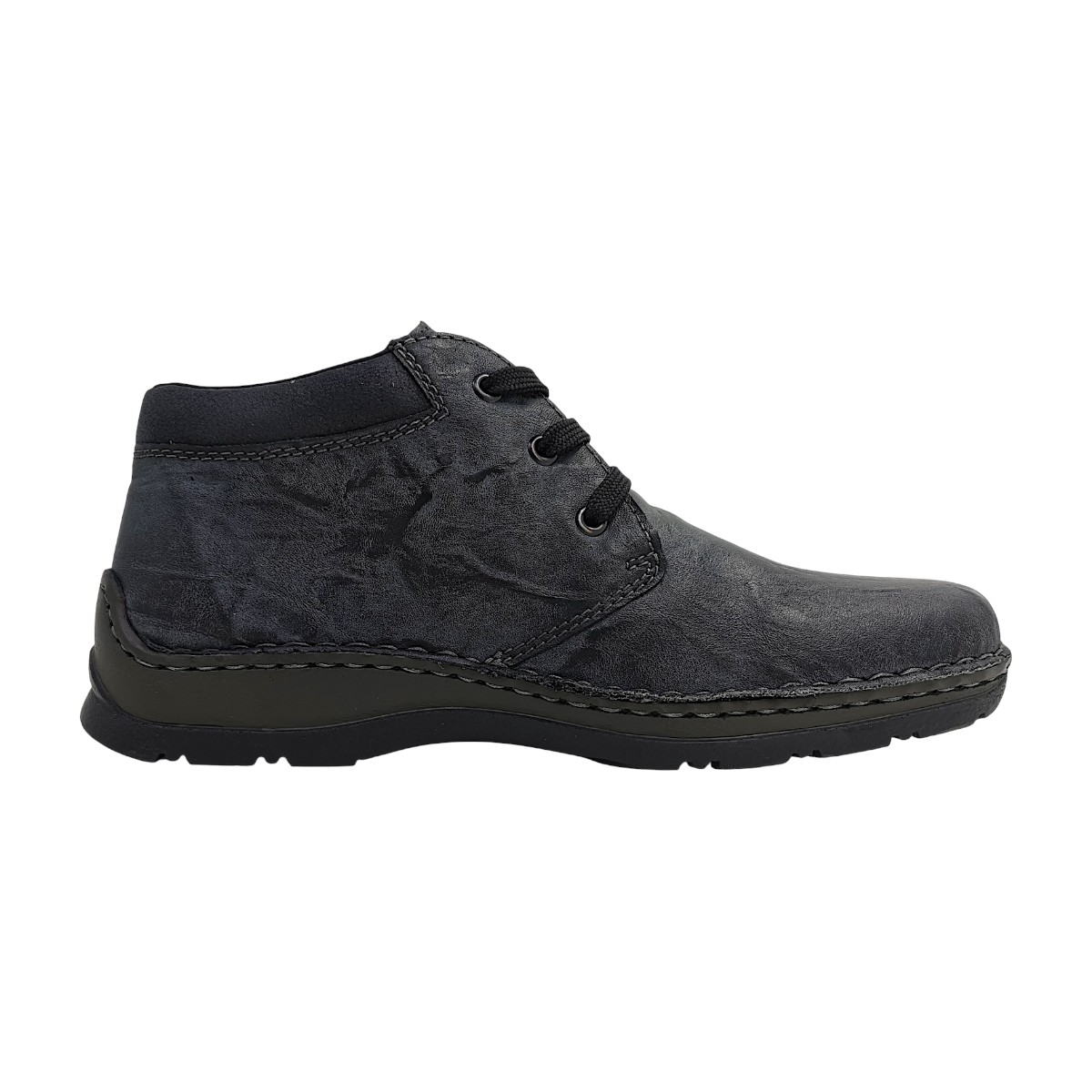 Rieker 05341-45 Schwarz graphit/schwarz