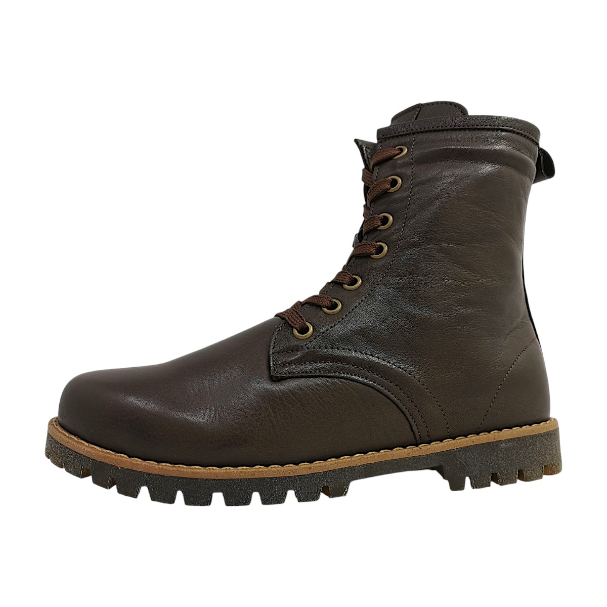 andrea conti Damenschuhe Schnürstiefel Braun Freizeit