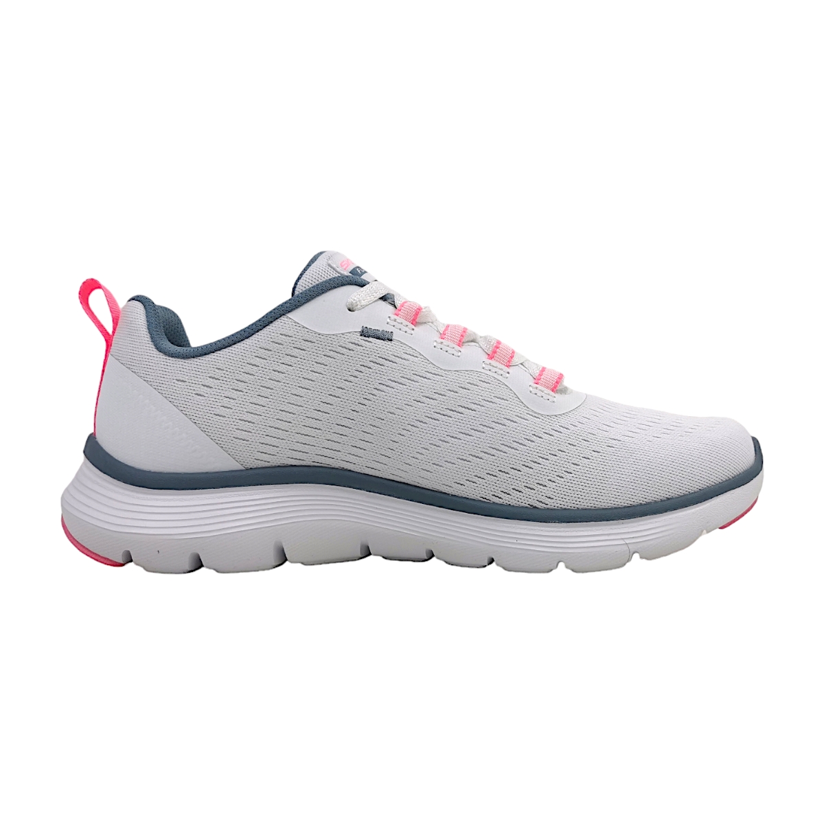 Skechers Flex Appeal 5.0 150201 Weiß white/ pink/ blue WPKB