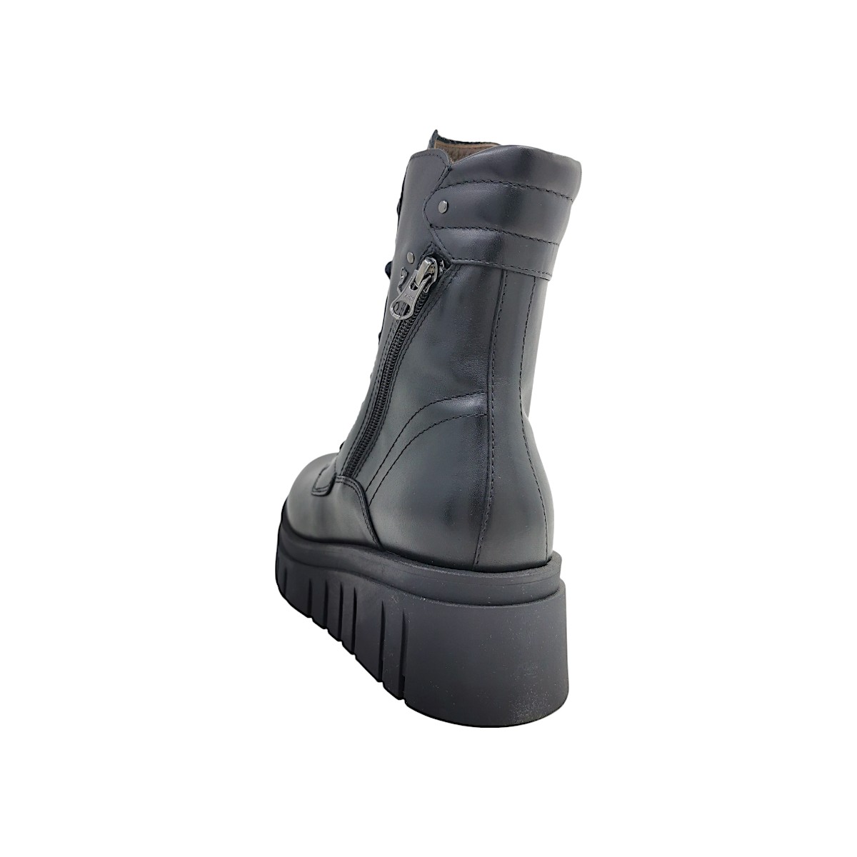 Nero Giardini Damenschuhe Schnürstiefel Schwarz Freizeit (Nero 100, Größe 38 EU)