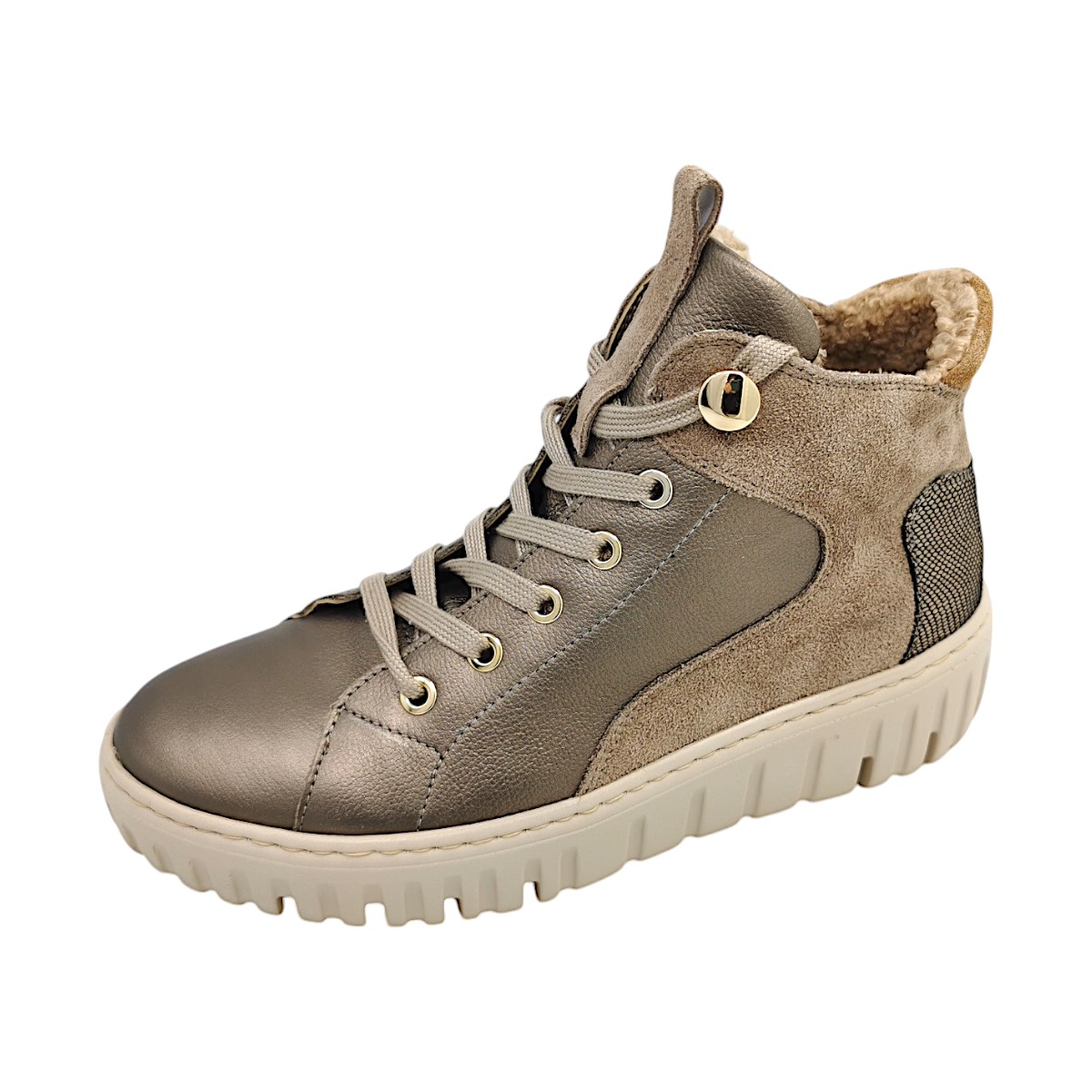 Waldläufer H-Livia Damenschuhe Schnürer Stiefelette Braun Freizeit (212- Bronce/Nougat/Toffee, Größe 37 EU)