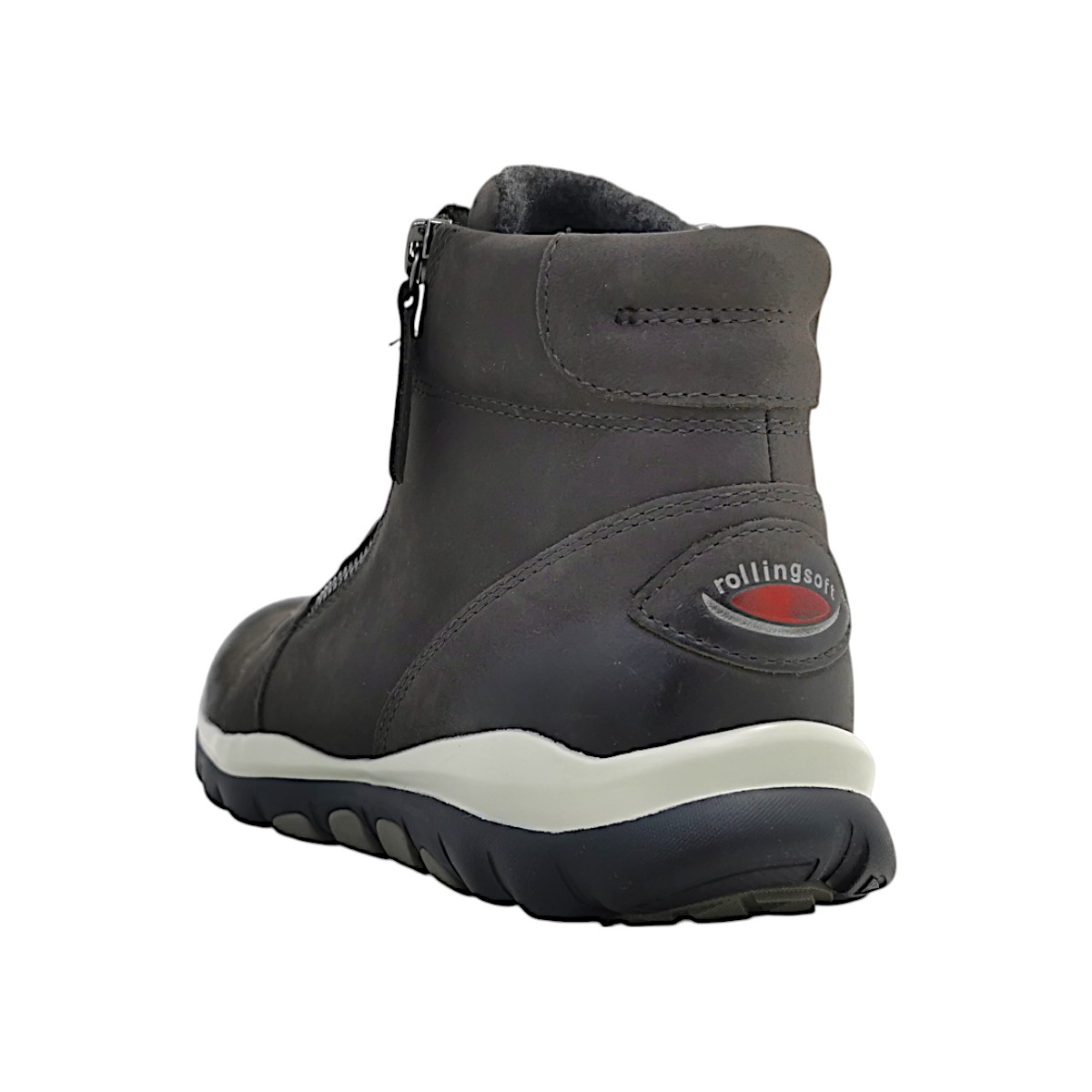 Gabor Comfort Damenschuhe Stiefeletten Schnürer Schnürstiefel Grau Freizeit (dark grey 39, Größe 37.5 EU)