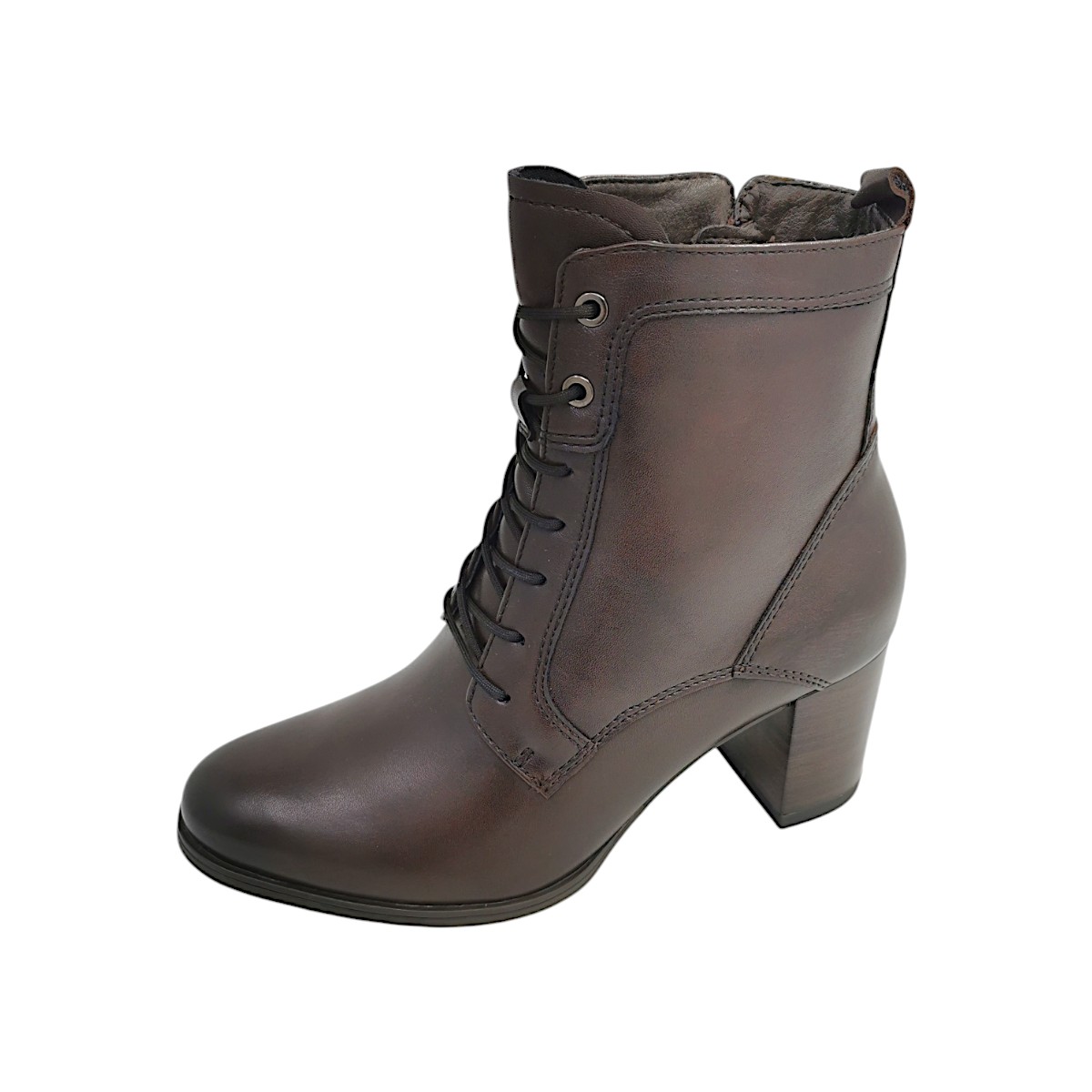 Tamaris Damenschuhe Stiefel Reißverschluss Stiefelette Braun Freizeit (304 mocca, Größe 36 EU)