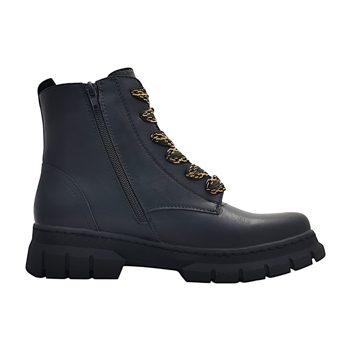 Bugatti Woman Roxx Damenschuhe Stiefel Schnürstiefel Schwarz Freizeit (schwarz 1000, Größe 38 EU)