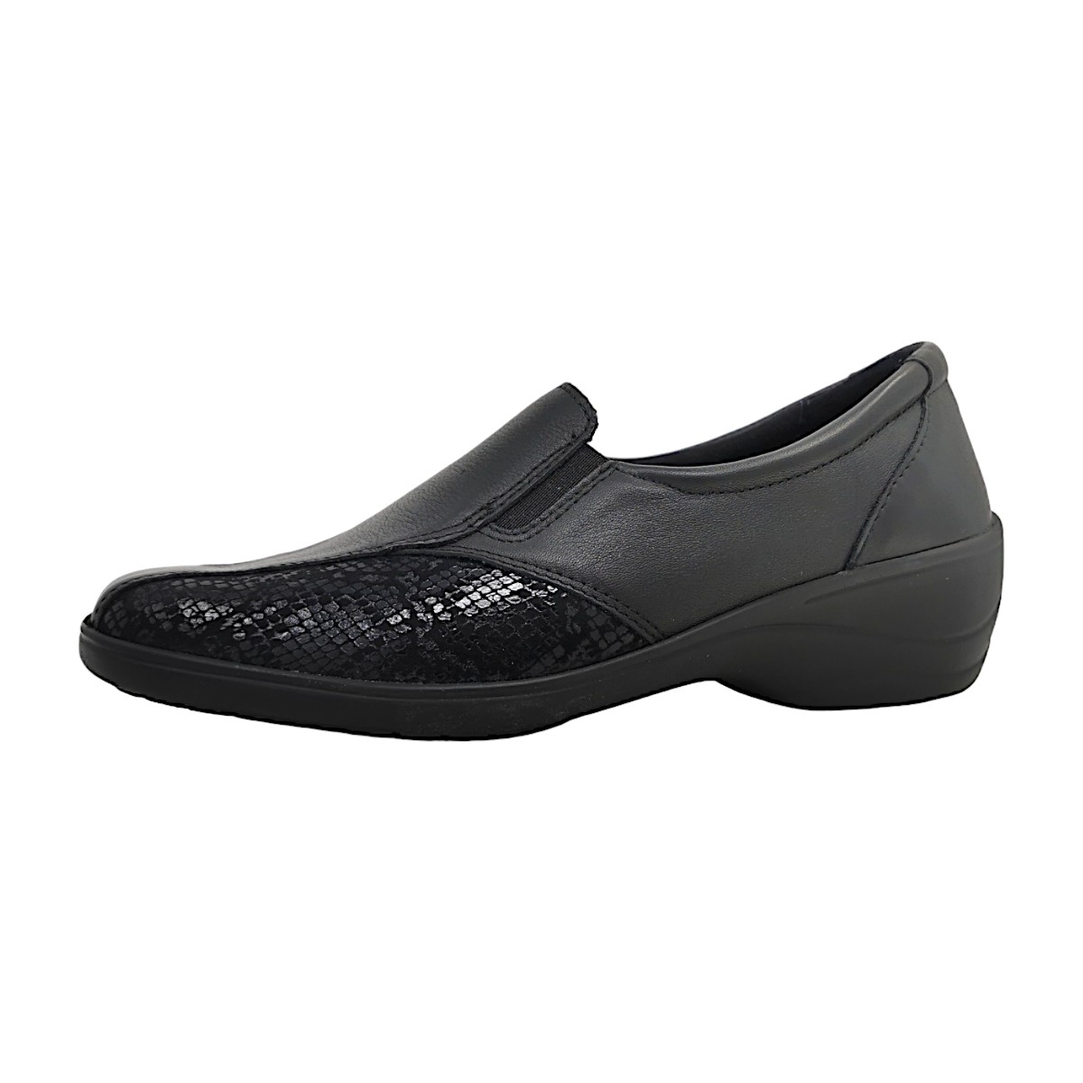 Aco Olga 54 Damenschuhe Halbschuhe Slipper Schwarz Freizeit