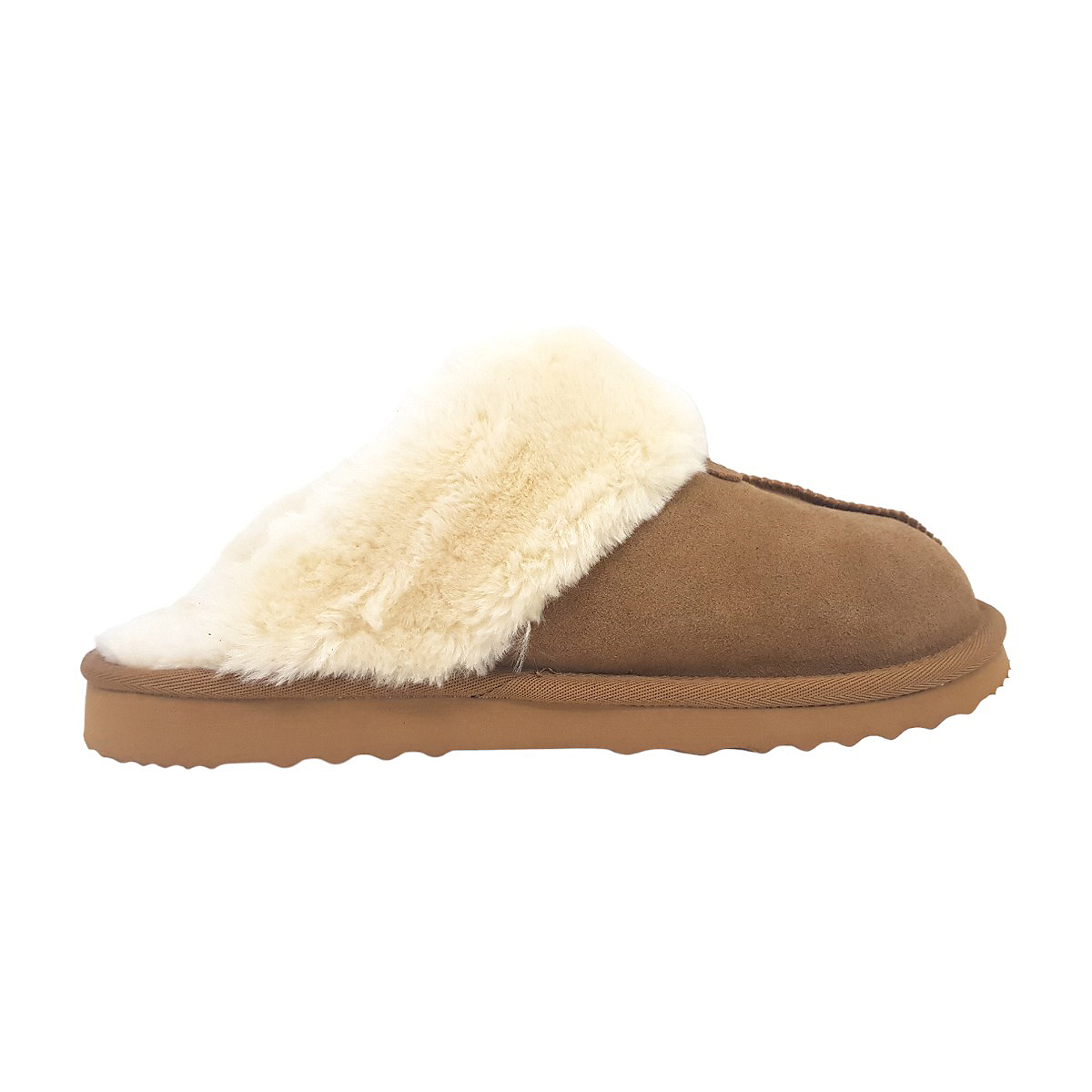 OOG Herrenschuhe Hausschuhe Braun Freizeit (Camel, Gr. 1:42)