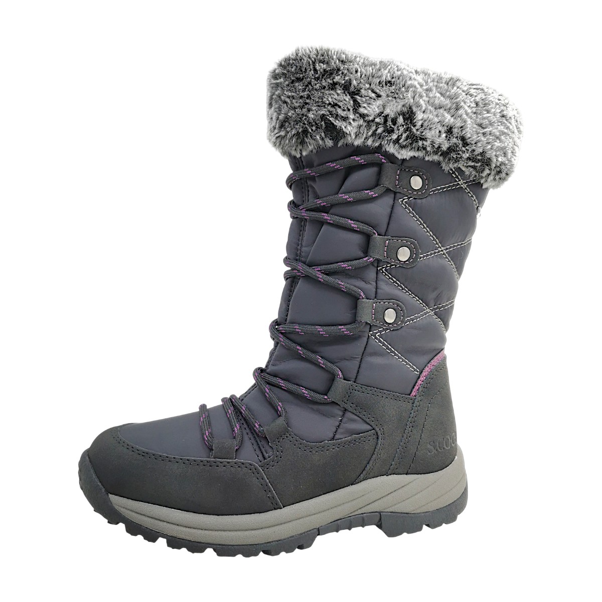 S.Cool Kinderschuhe Mädchen Winterstiefel Schwarz Freizeit (Black 009, Größe 34 EU)