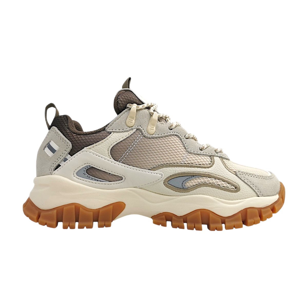 Fila Ray Tracer TR2 Sportschuhe Damen Sneaker sportlicher Schnürer Beige Freizeit (marshmallow 13535, Größe 41 EU)
