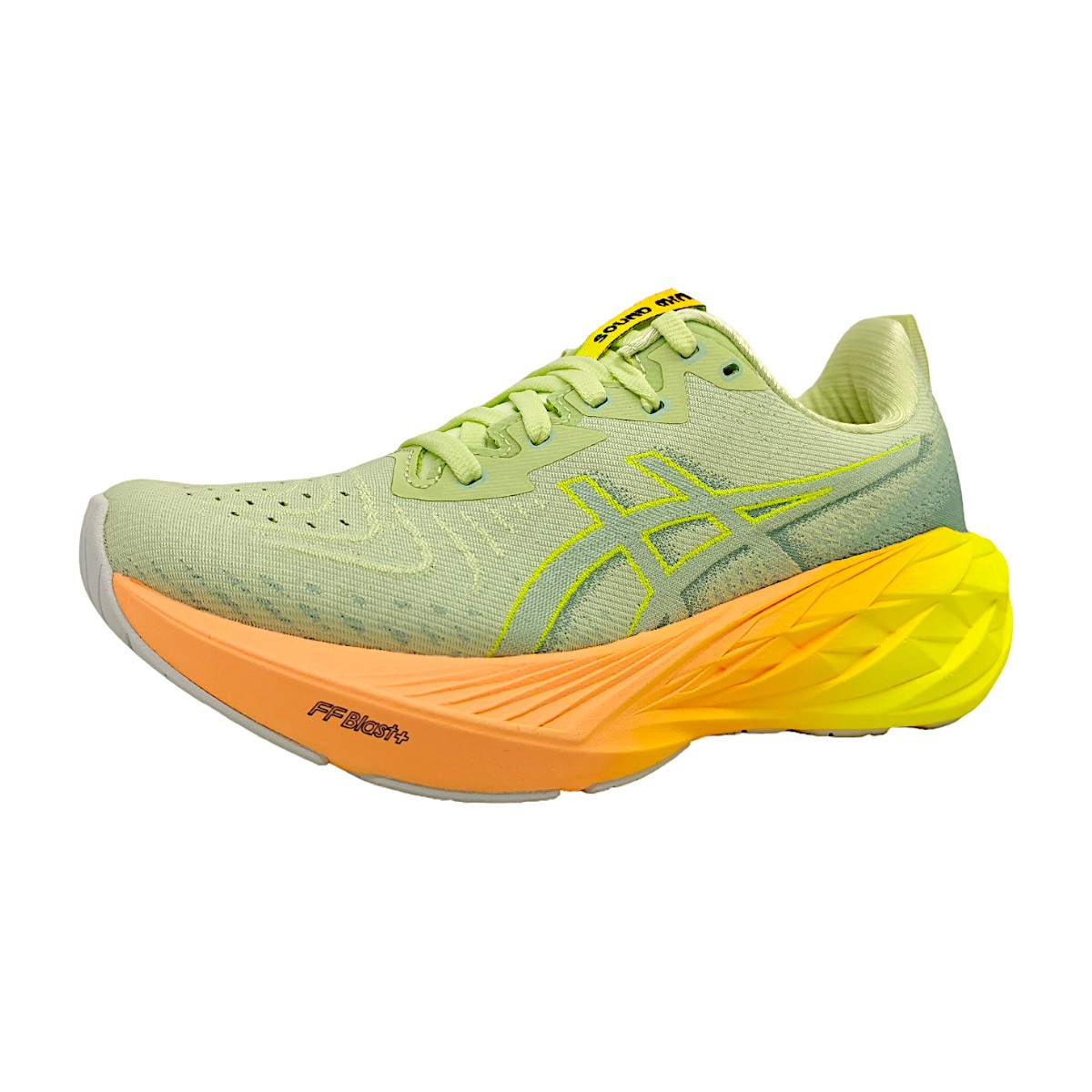 Asics Novablast 4 Paris 1012B751 Grün 750 cool matcha/Yellow