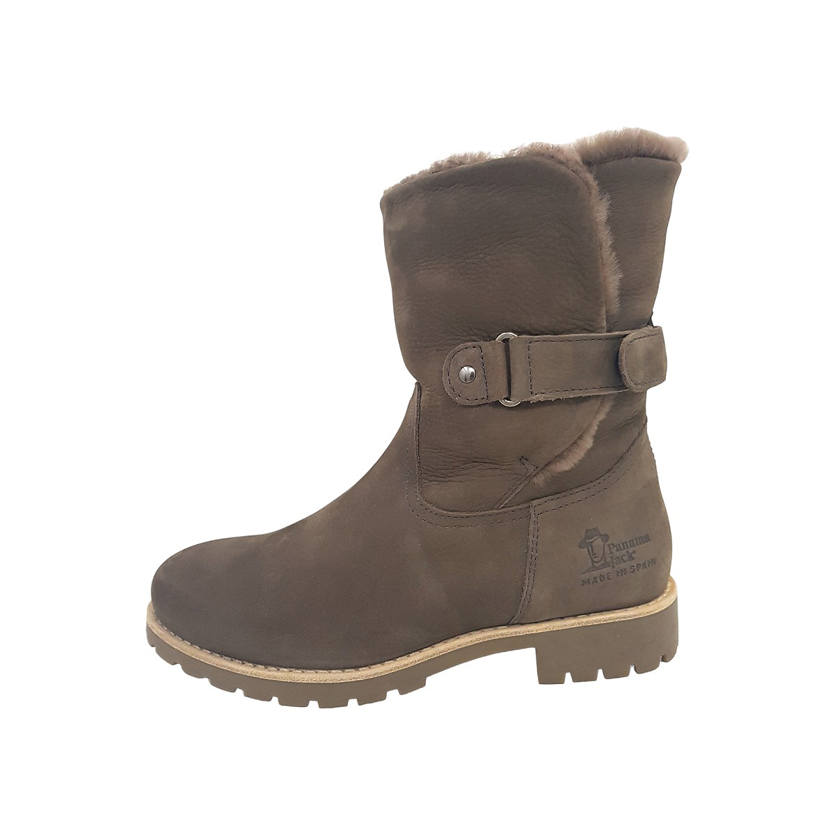 Panama Jack Damenschuhe Stiefel Gefüttert Braun Freizeit (gris/grey, Größe 36 EU)