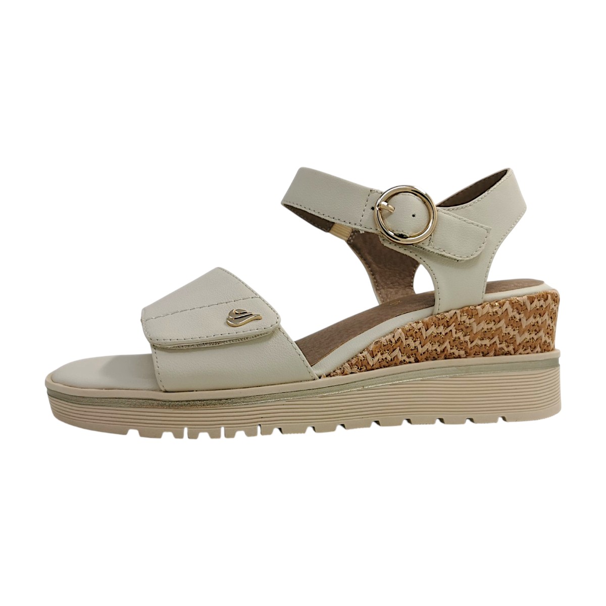 Jana Damenschuhe Sandalen Bequem Beige Freizeit