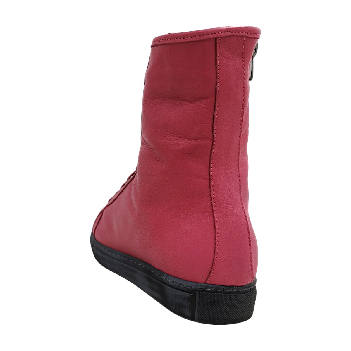 andrea conti Damenschuhe Schnürstiefel Rosa Freizeit (Hot pink/plum, Größe 41 EU)