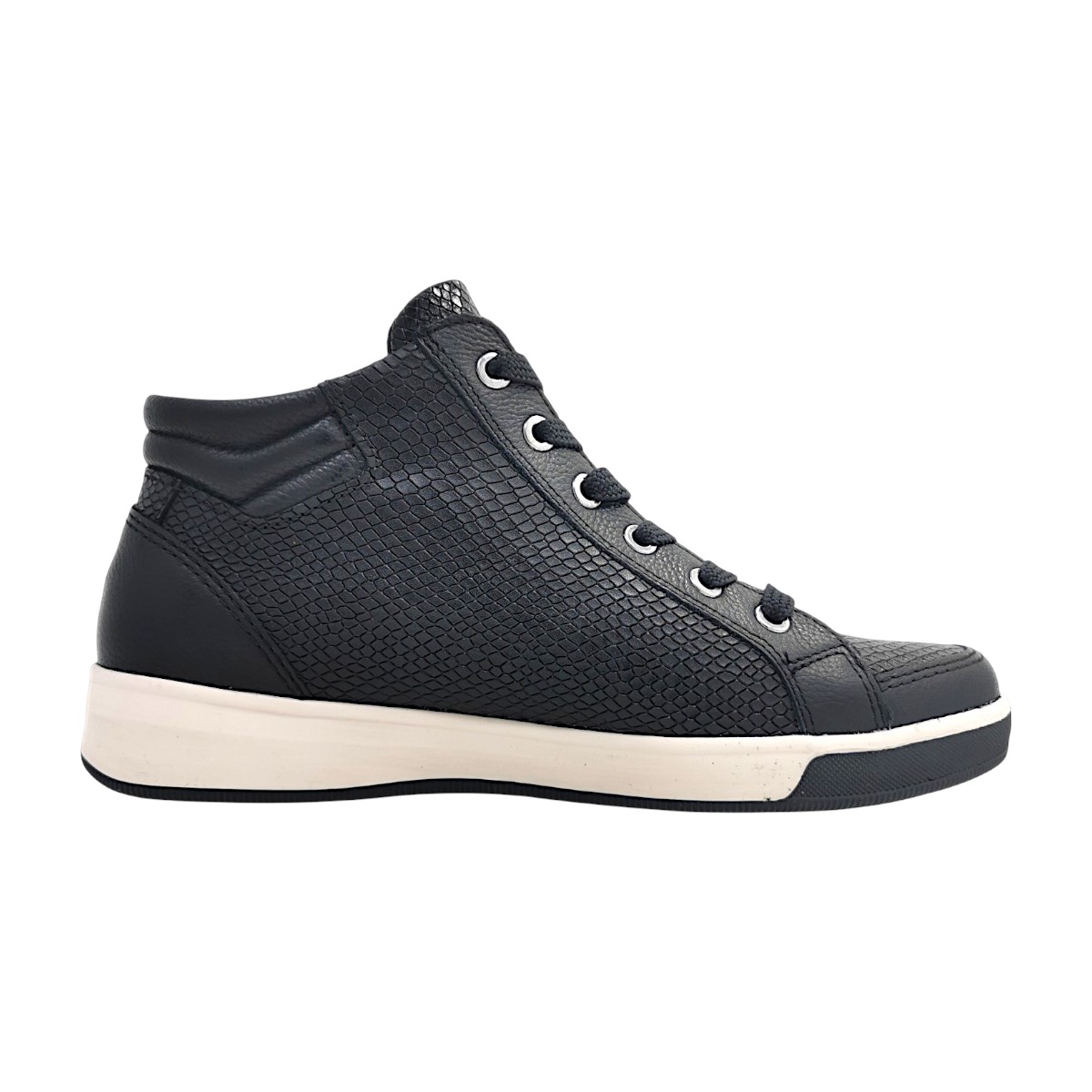 Ara Damenschuhe Stiefel Schnürer Schnürstiefel Schwarz Freizeit (schwarz, Größe 41 EU)