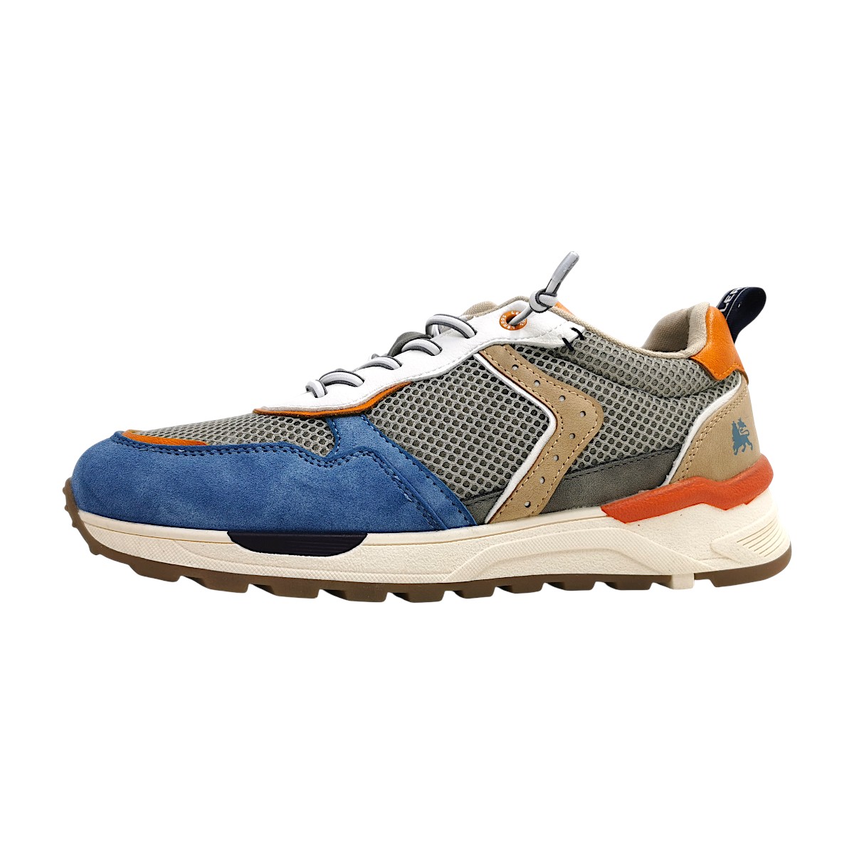Lerros Herrenschuhe Slipper sportlicher Schnürer Blau Freizeit