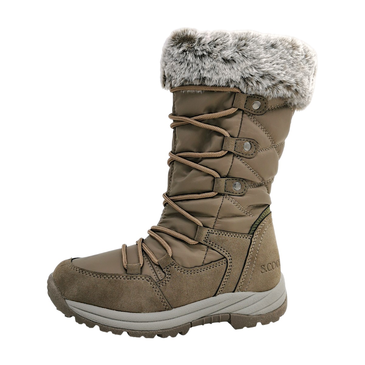 S.Cool Kinderschuhe Mädchen Winterstiefel Braun Freizeit