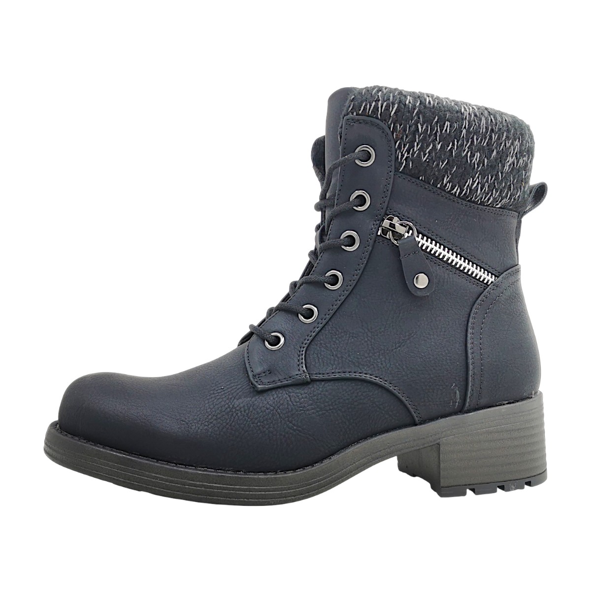 Taxi Damenschuhe Schnürstiefel Schwarz Freizeit