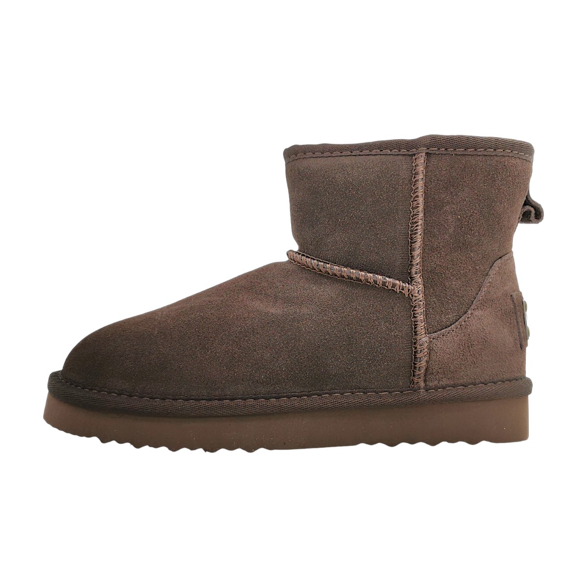 OOG Damenschuhe Stiefel Gefüttert Braun Freizeit (Mocca, Gr. 1:36)